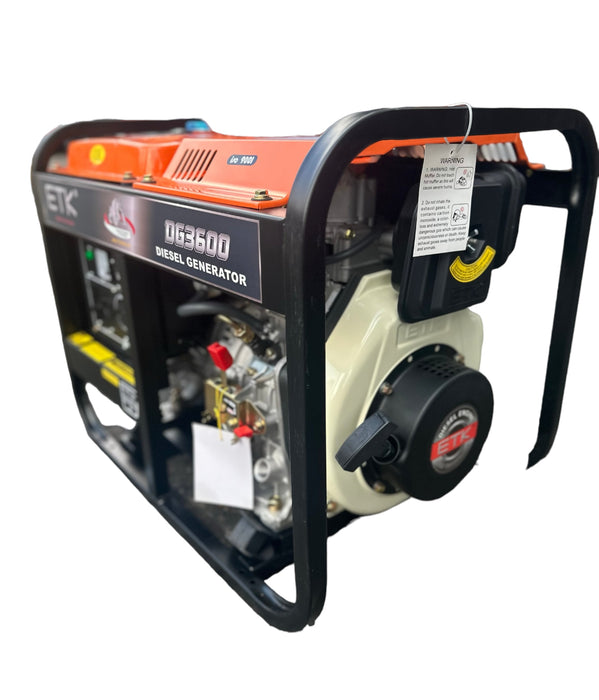 Generador diesel 3.500 w ETK