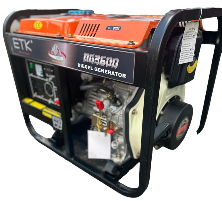 Generador diesel 3.500 w ETK