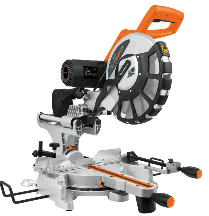 Sierra de inglete 12" de 2000 W telescópica compuesta