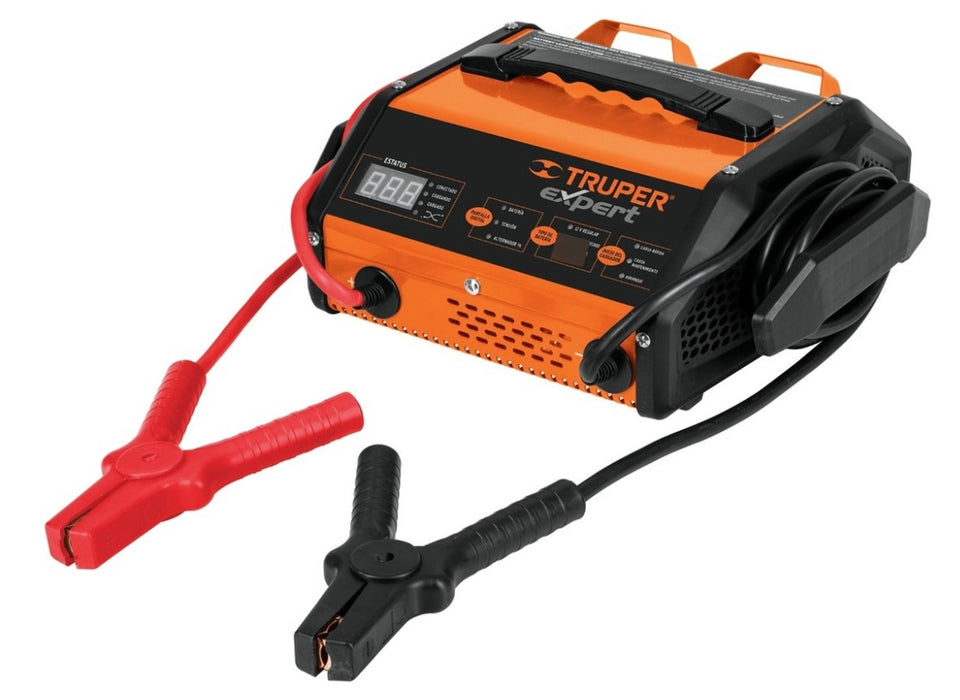 Cargador baterias automatico 6-12 v 75 amp truper
