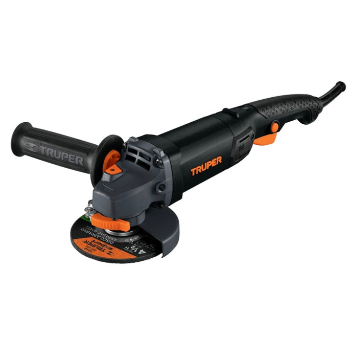 Pulidora angular 4-1/2" 950 W, industrial, Truper